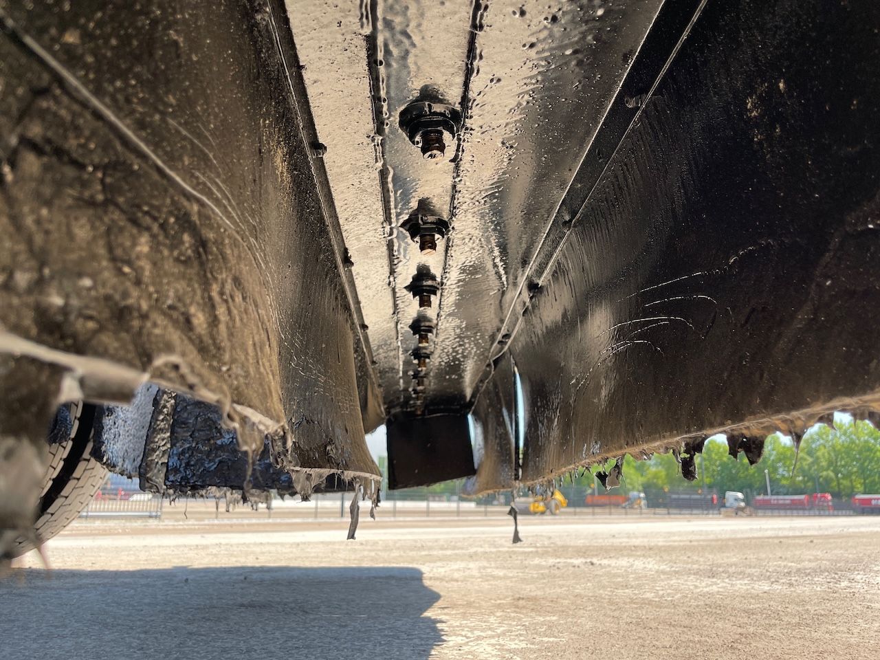 DAF 75 bitumen spuitwagen