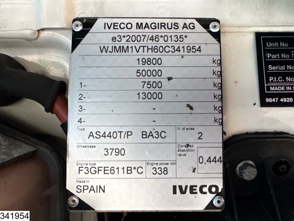 Iveco Stralis 460 EURO 6, Retarder