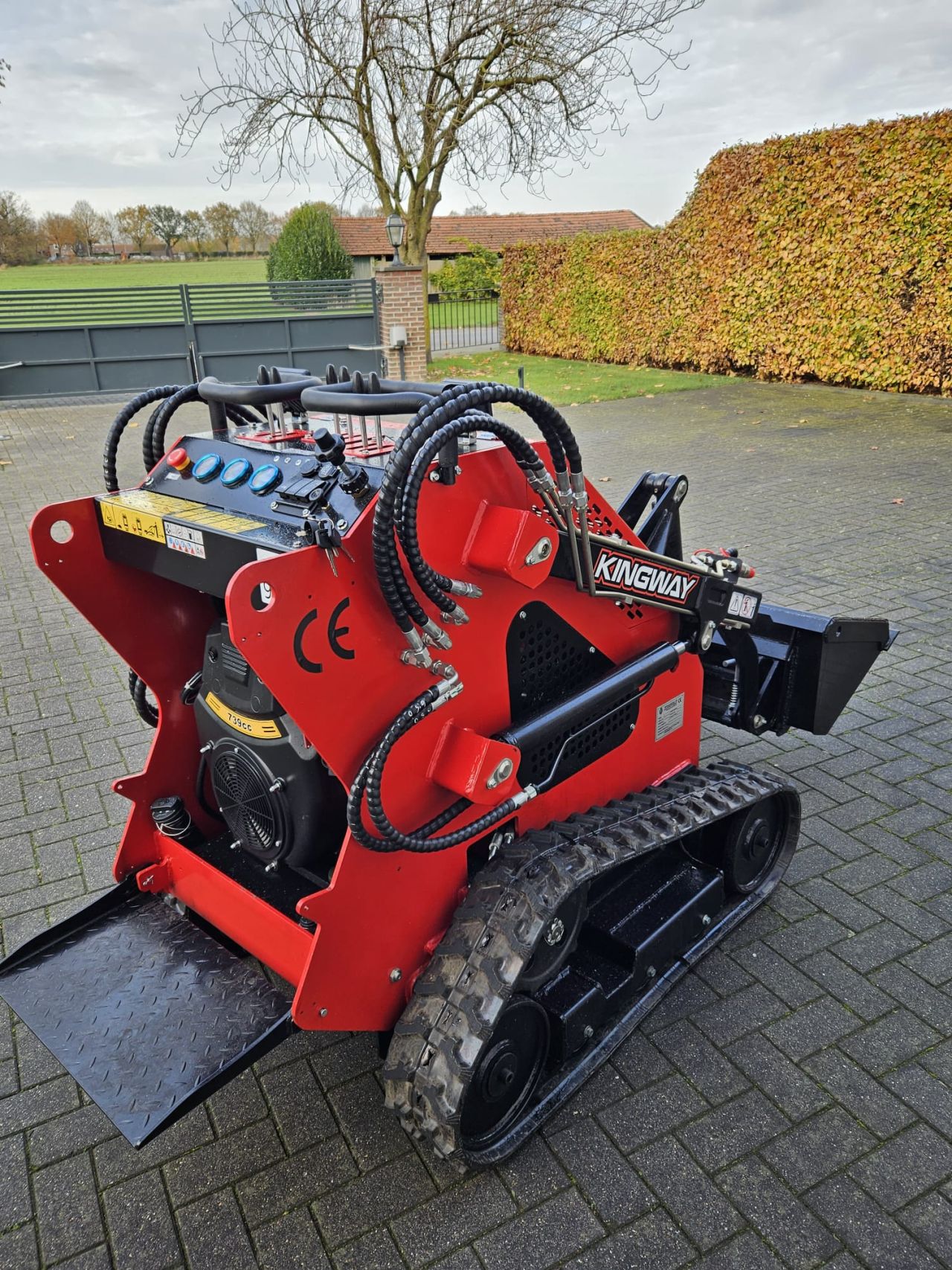 Minilader skidser skid steer Kingway 749cc Gratis levering