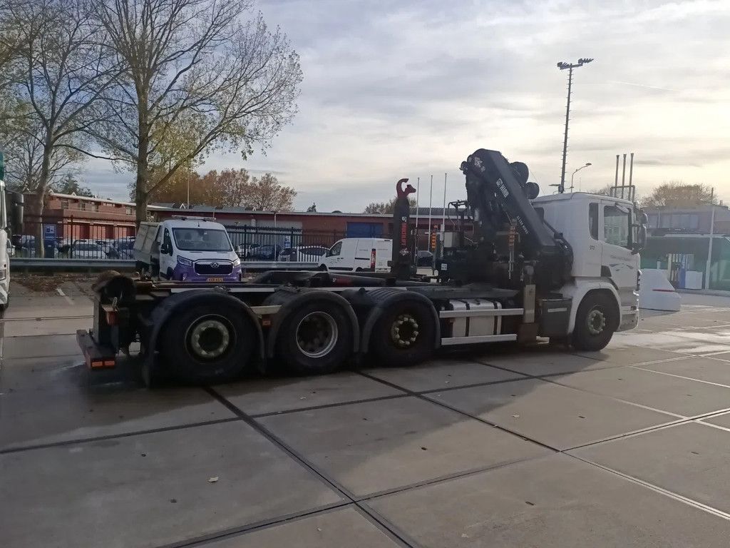 Scania P370 P370 met Laadkraan Hiab XS288 en haakarm 21T