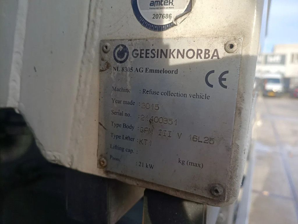 DAF CF 290 CF290 FAN met boven laadkraan Hiab XS211W Hipro