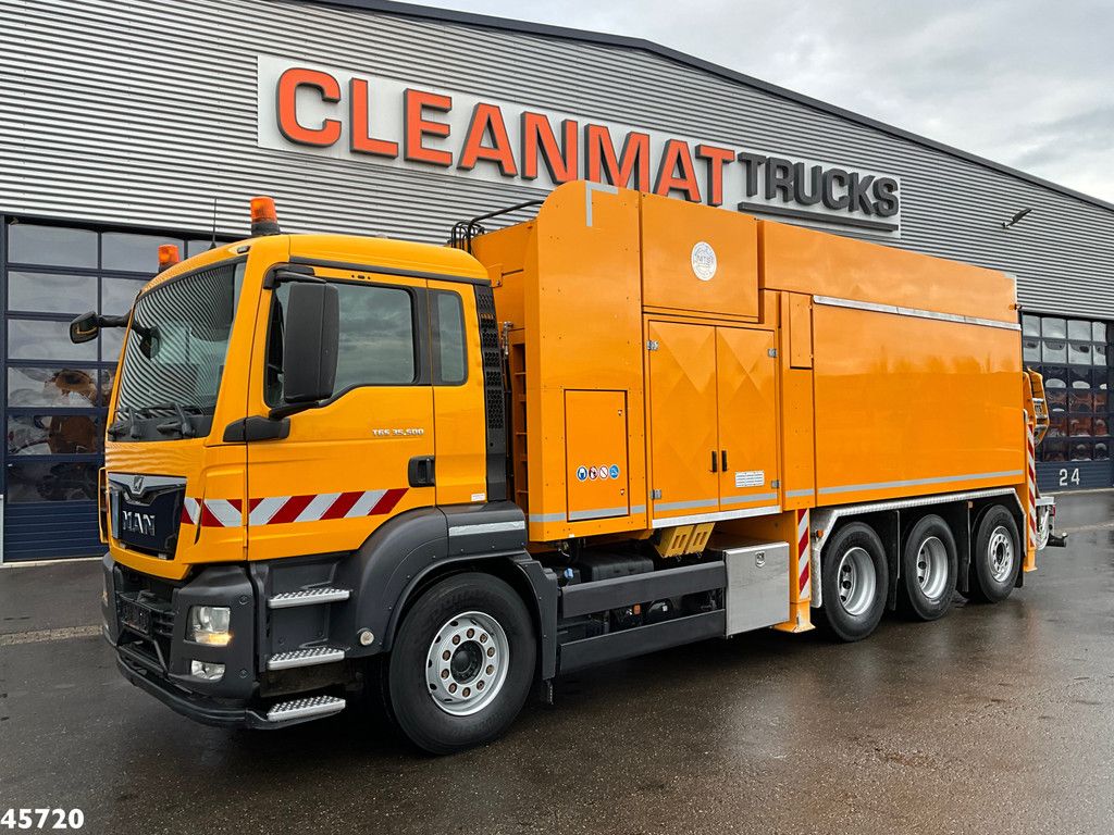 Man TGS 35.500 8x4 Euro 6 MTS Saugbagger Just 40.559 km!