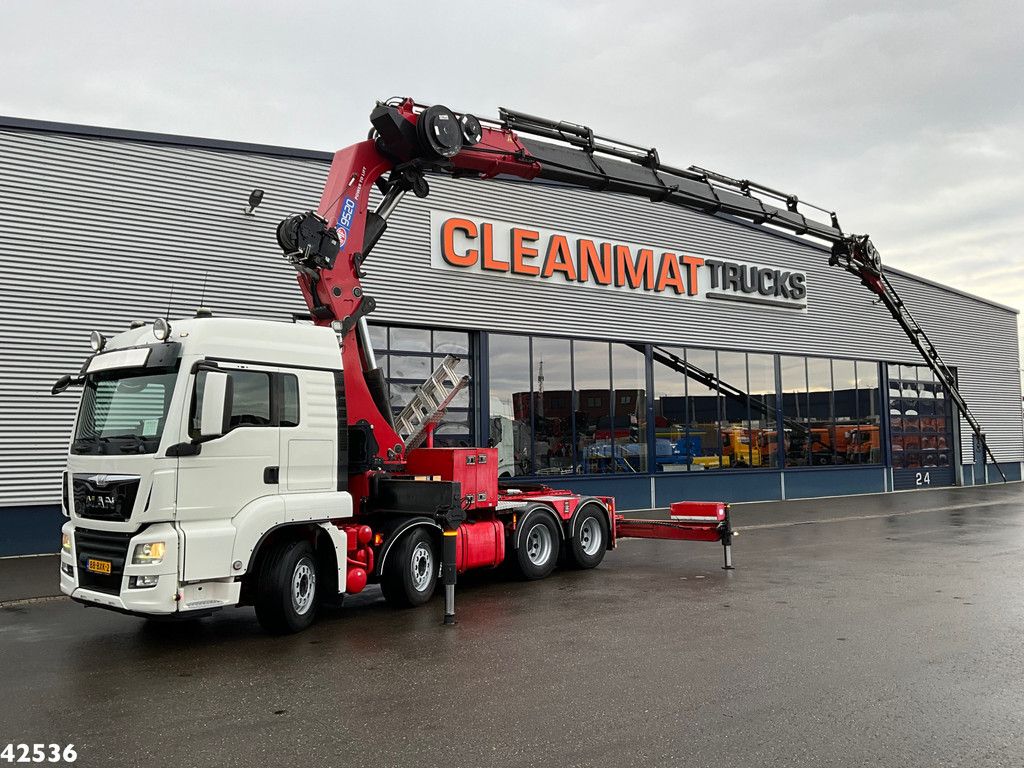 Man TGS 35.500 8x4 HMF 95 Tonmeter laadkraan bj. 2019!
