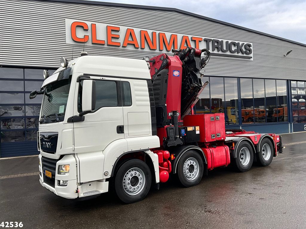 Man TGS 35.500 8x4 HMF 95 Tonmeter laadkraan bj. 2019!