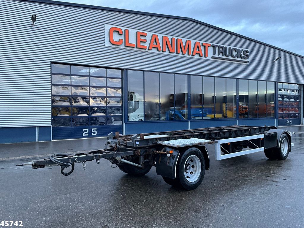 Floor 2-assige container aanhangwagen