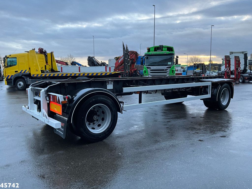 Floor 2-assige container aanhangwagen