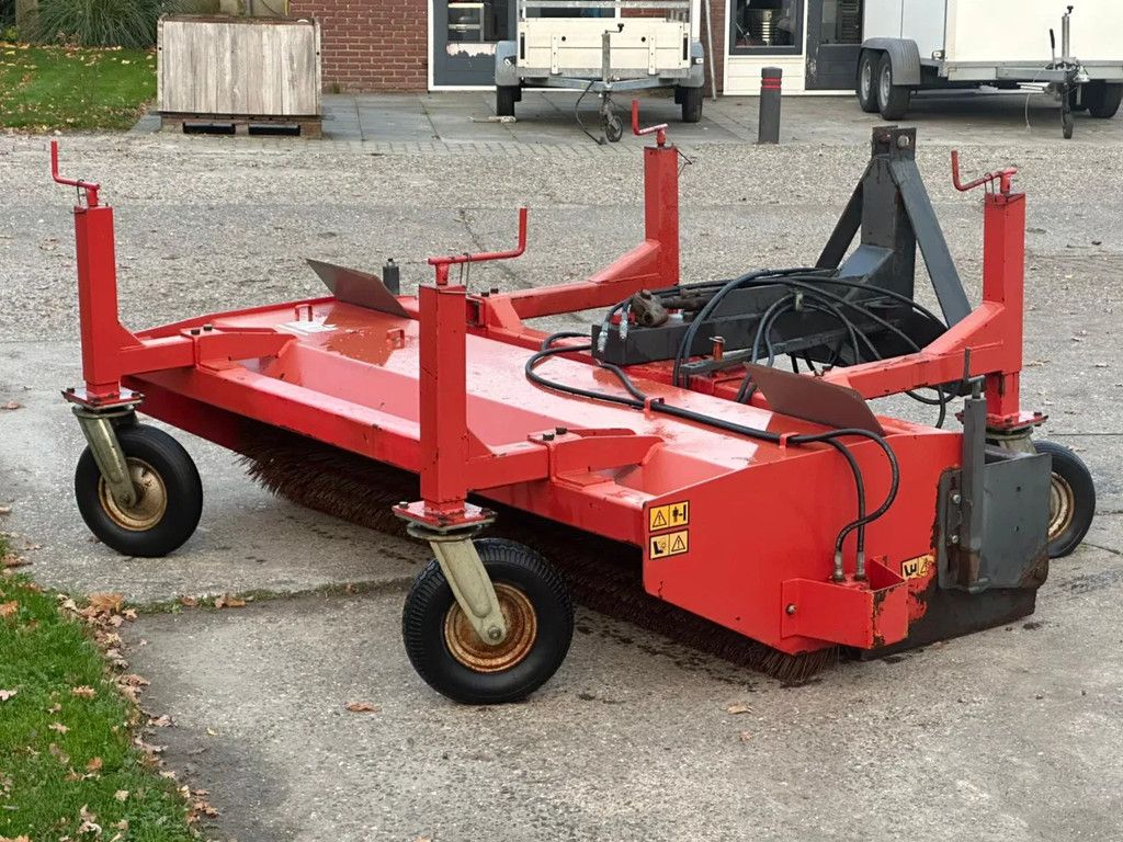 Hekamp Veegmachine met opvangbak Hydraulisch borstel