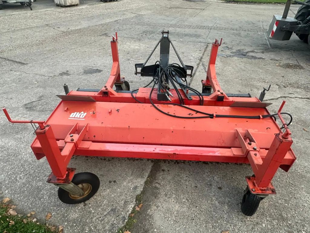 Hekamp Veegmachine met opvangbak Hydraulisch borstel