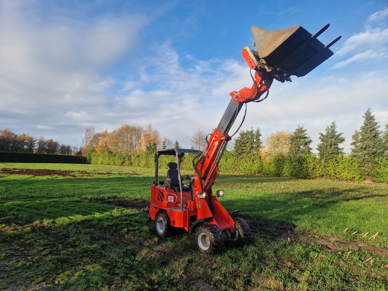 Shovel mammoet telescoop lader 4x4