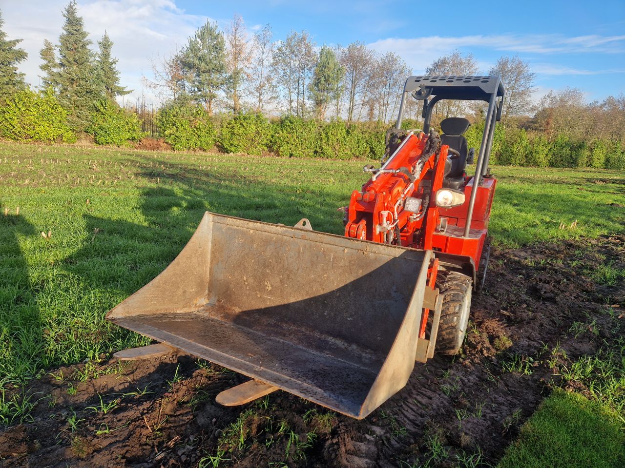 Shovel mammoet telescoop lader 4x4