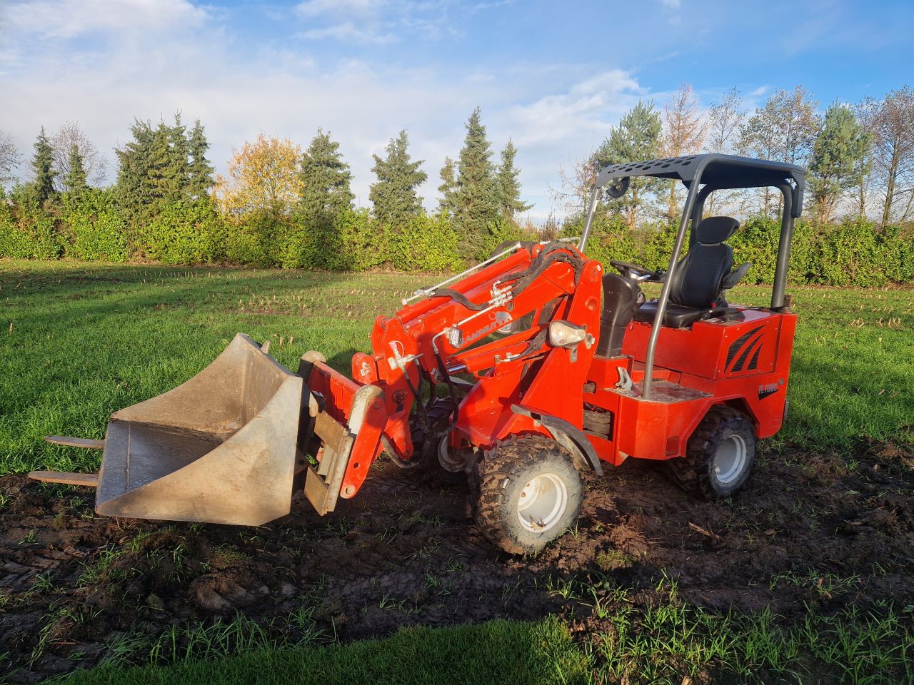 Shovel mammoet telescoop lader 4x4