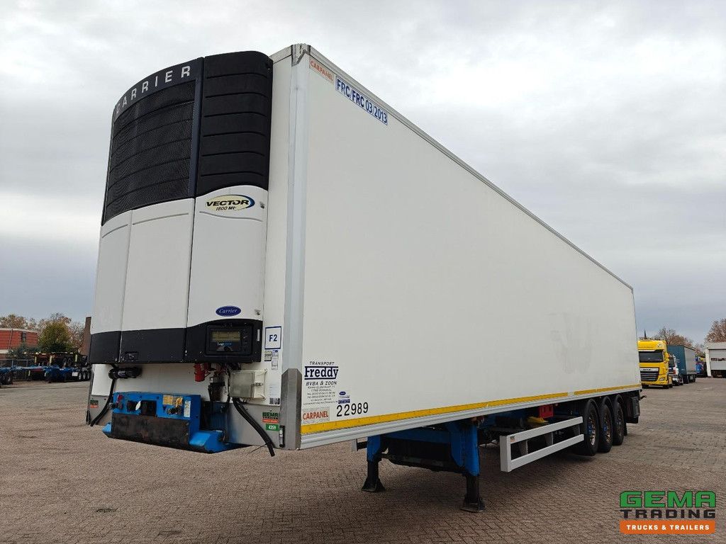 Renders ROC 12.27 3 Axles MB - LiftAxle - Refrigerated-Freezer Transport - Carrier Vector 1800 Mt - Double Evaporators - Cooling Engine 100%