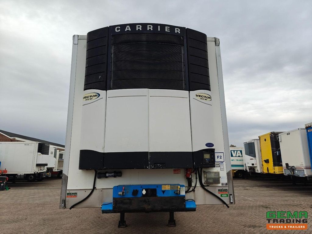 Renders ROC 12.27 3 Axles MB - LiftAxle - Refrigerated-Freezer Transport - Carrier Vector 1800 Mt - Double Evaporators - Cooling Engine 100%