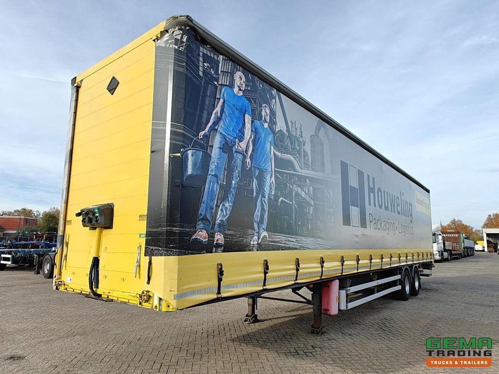 Samro SD28WJPE 2-axle BPW - MEGA - Sliding tarpaulin - Tail lift 2000KG - Hw Floor