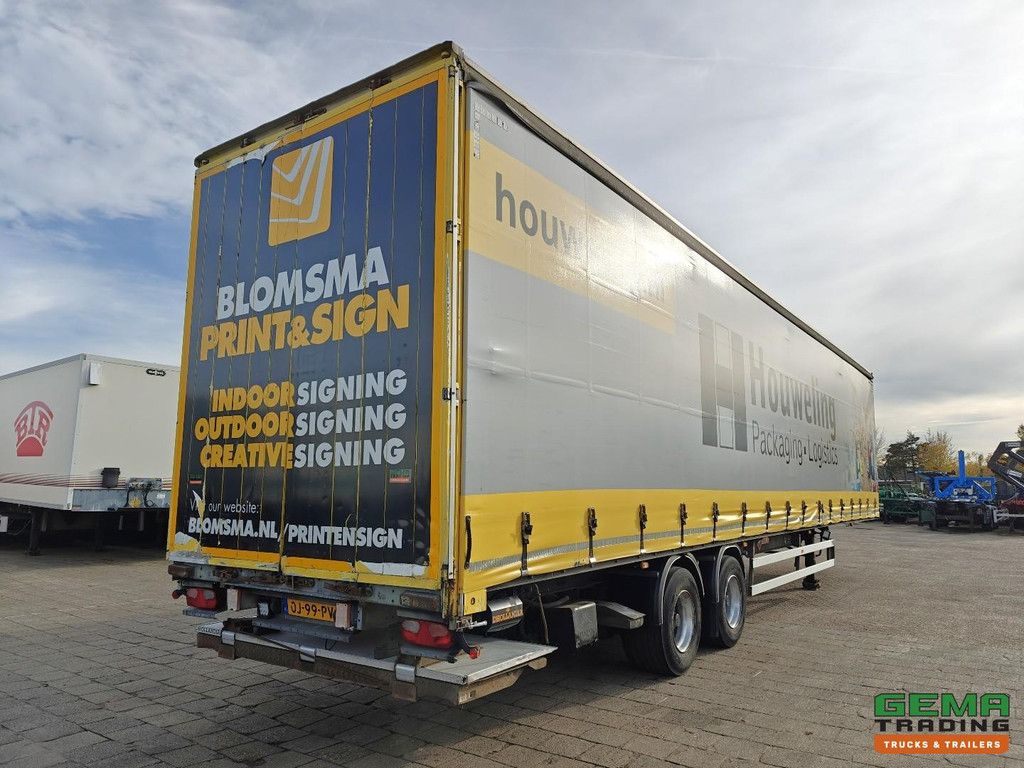 Samro SD28WJPE 2-axle BPW - MEGA - Sliding tarpaulin - Tail lift 2000KG - Hw Floor
