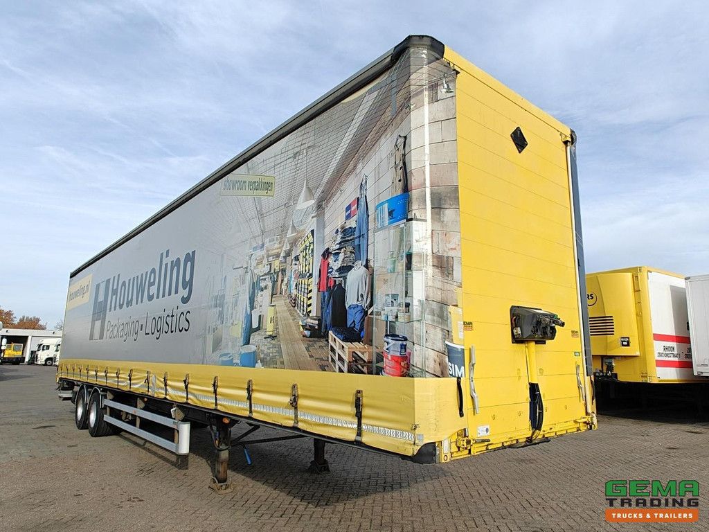 Samro SD28WJPE 2-axle BPW - MEGA - Sliding tarpaulin - Tail lift 2000KG - Hw Floor