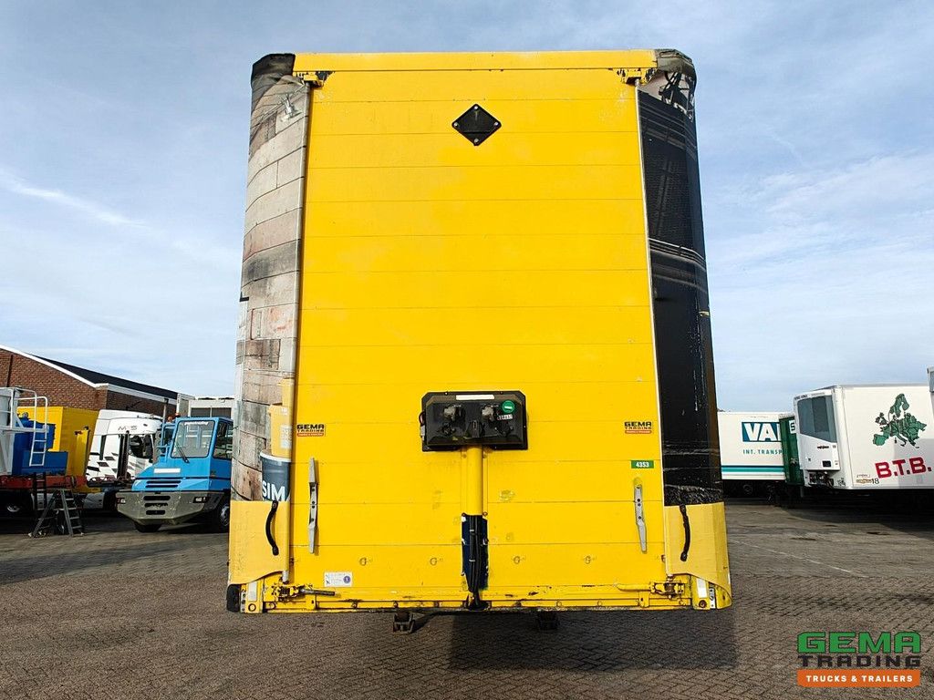 Samro SD28WJPE 2-axle BPW - MEGA - Sliding tarpaulin - Tail lift 2000KG - Hw Floor