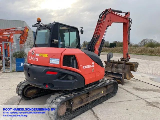 Kubota KX 080-4 Engine Problem 3 Buckets 7250 Hours!