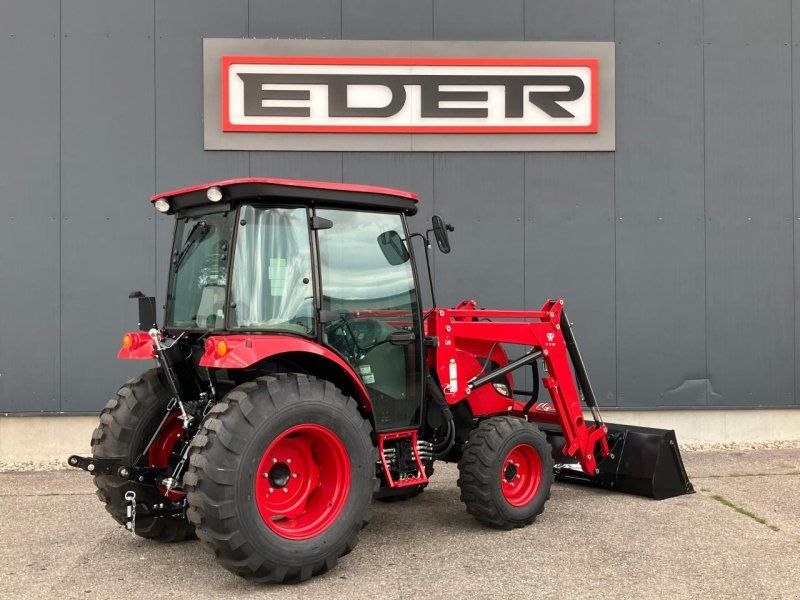 TYM T495 SH mit Kabine und Frontalder