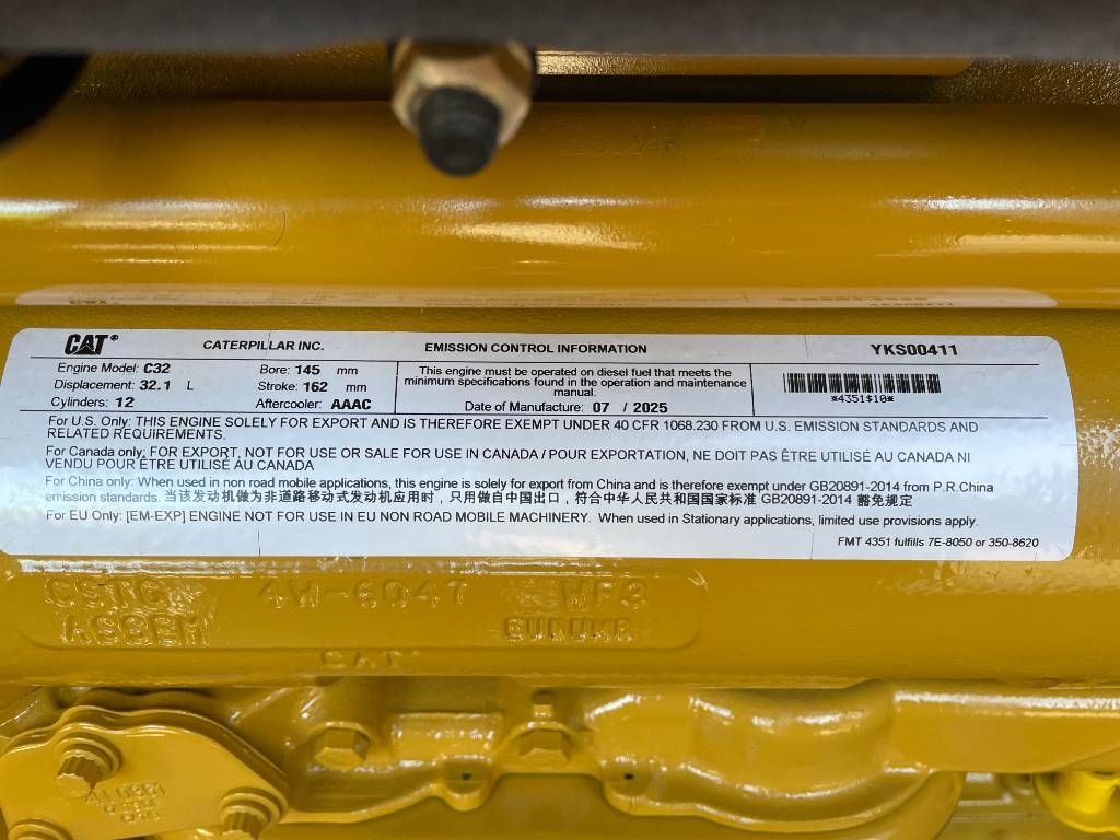 CAT DE1400GC - 1400 kVA Standby Generator - DPX-18227