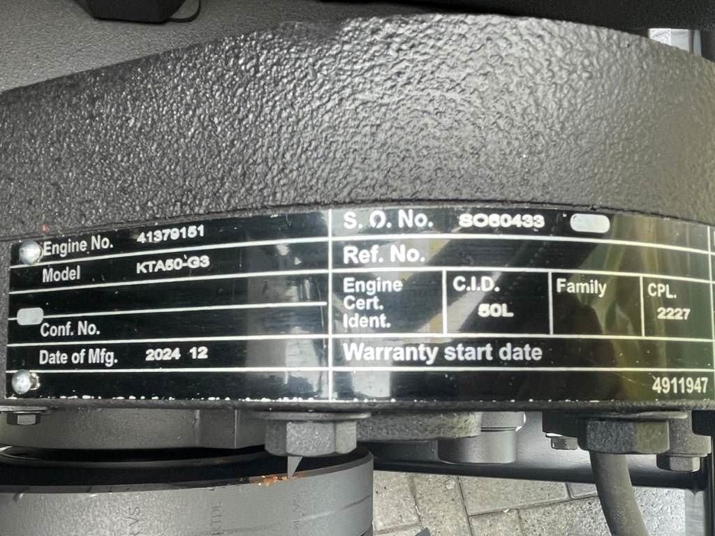 Cummins KTA50-G3 - 1.375 kVA Generator - DPX-18818-O