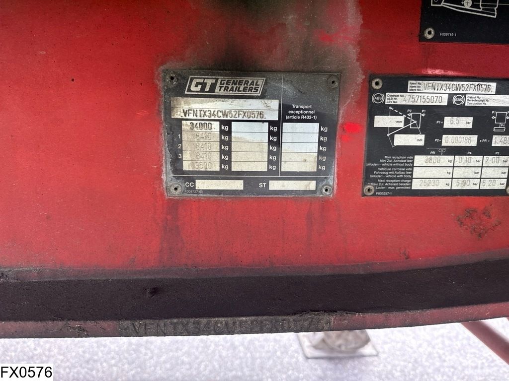 Trailor open laadbak Kennis 16000