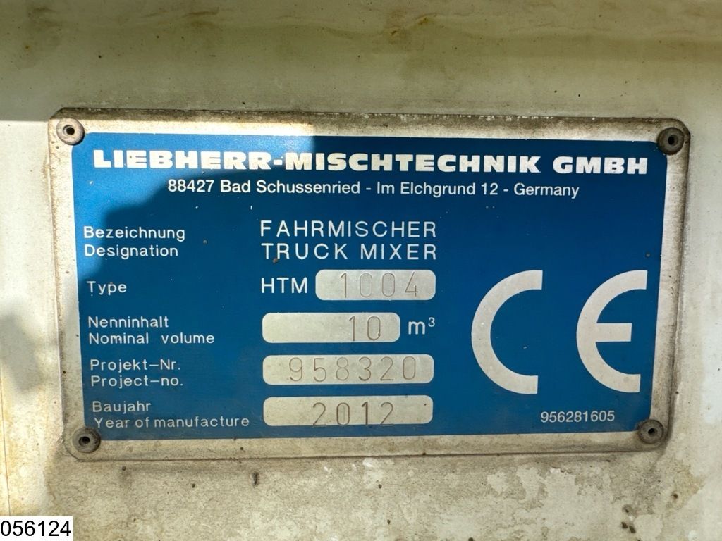 Liebherr Betonmixer Liebherr 10m3