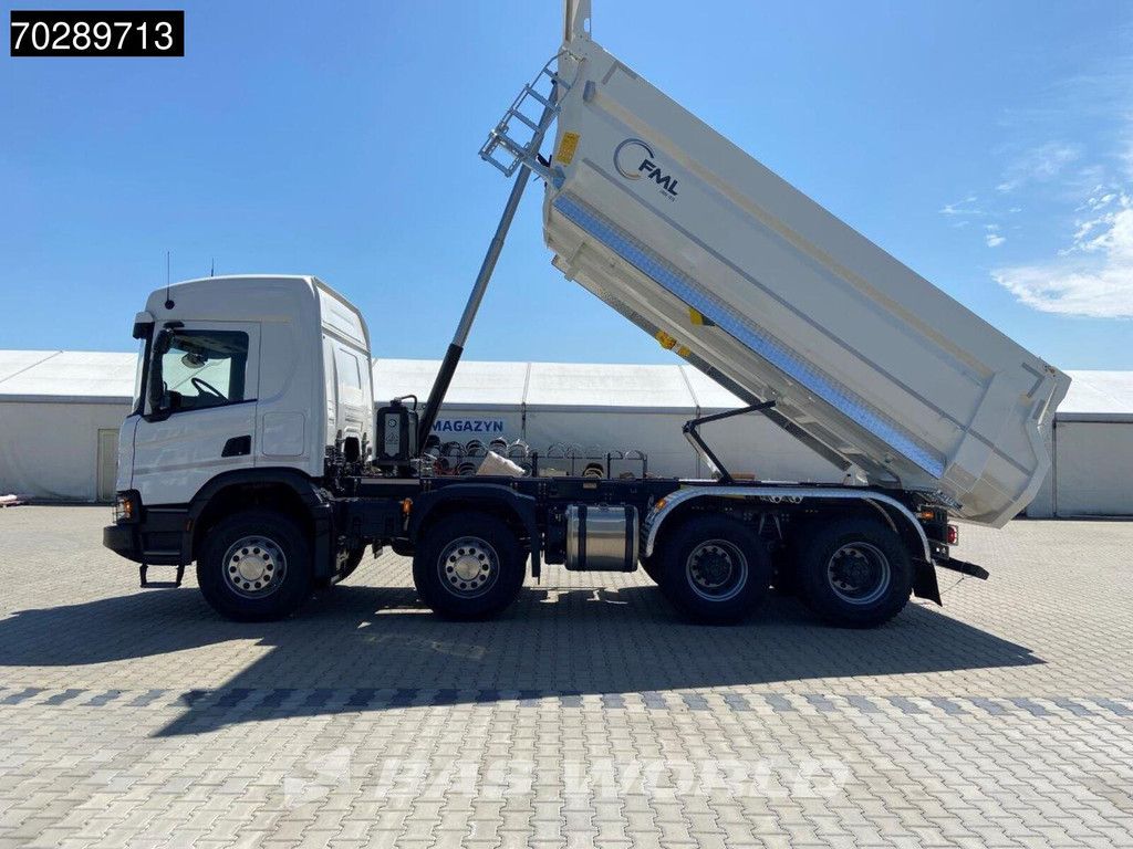 Scania P420 8X4 NEW! 18m3 Steel tipper Steelsuspension Automatic Euro 6