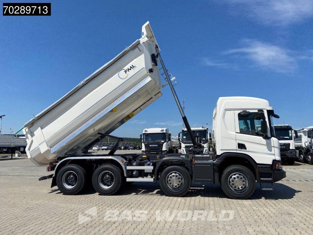 Scania P420 8X4 NEW! 18m3 Steel tipper Steelsuspension Automatic Euro 6
