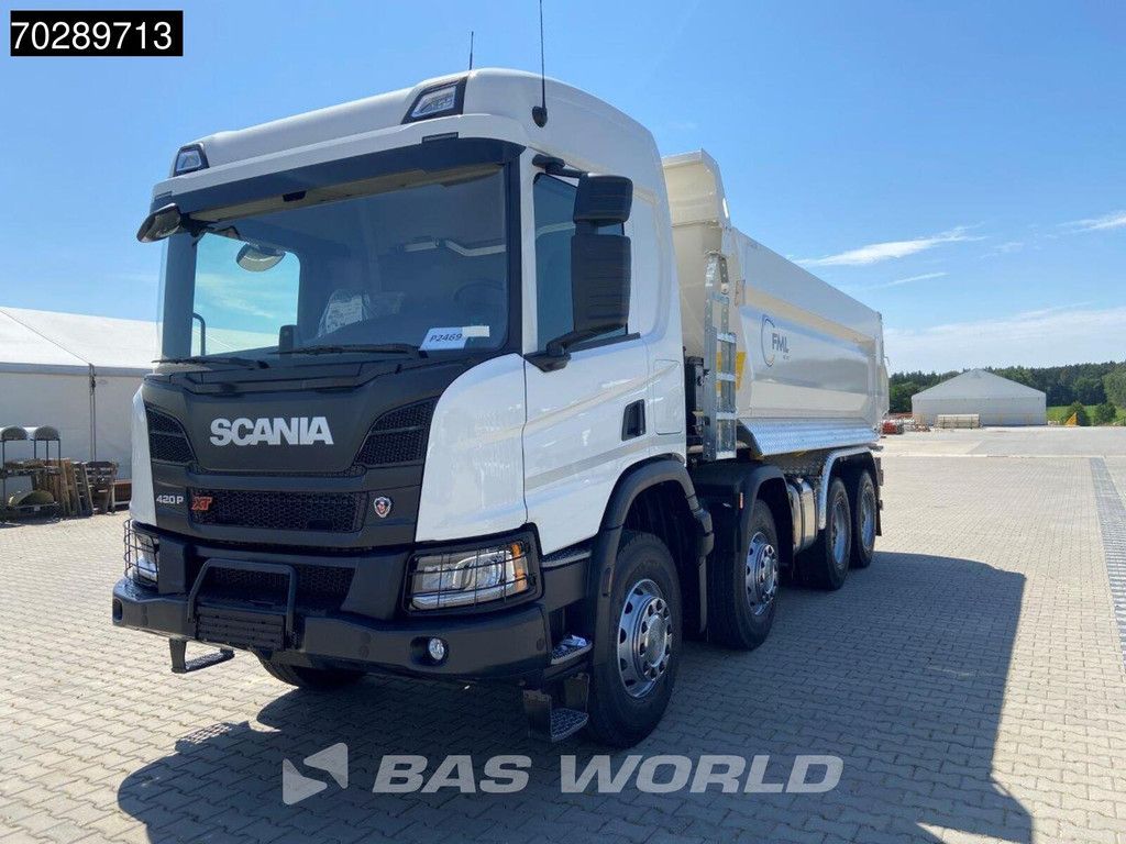 Scania P420 8X4 NEW! 18m3 Steel tipper Steelsuspension Automatic Euro 6