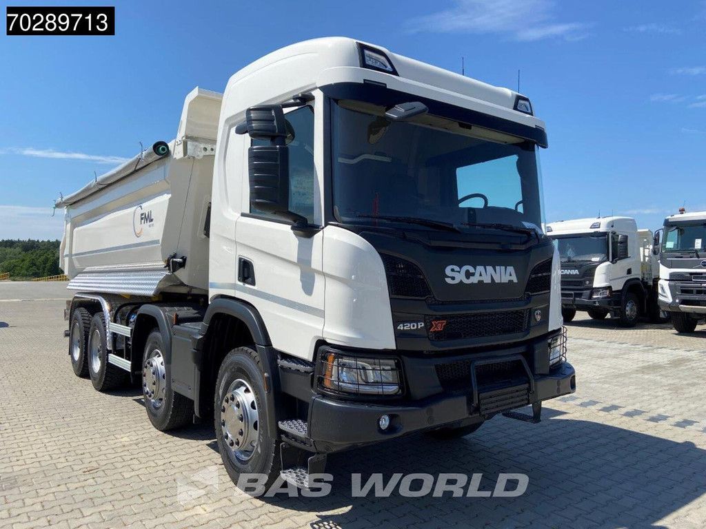 Scania P420 8X4 NEW! 18m3 Steel tipper Steelsuspension Automatic Euro 6