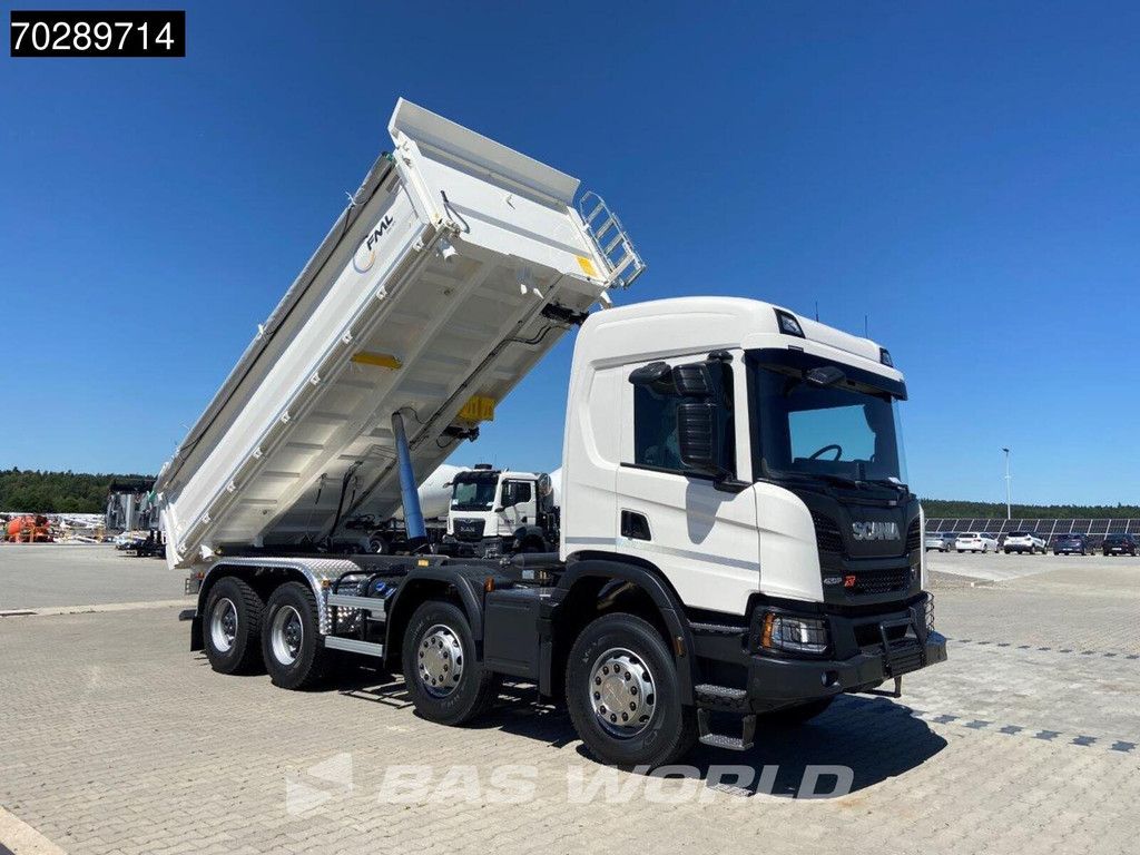 Scania P420 8X4 NEW! 13,5m3 3-way tipper Hardox450 Steel Steelsuspension Euro 6