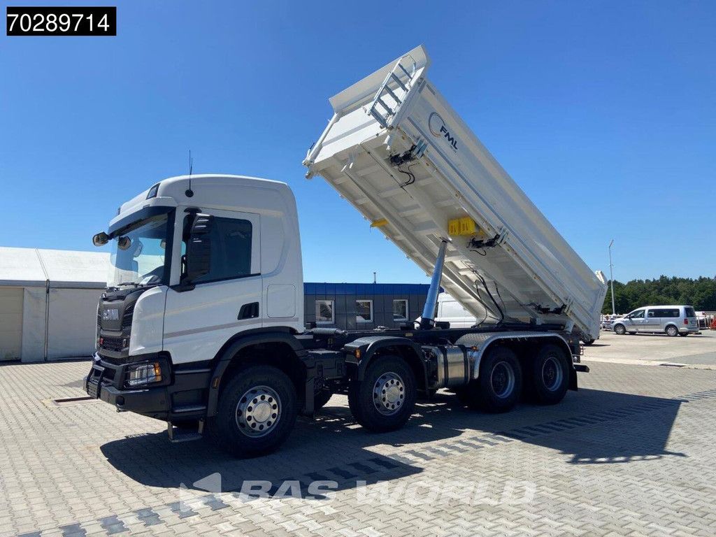 Scania P420 8X4 NEW! 13,5m3 3-way tipper Hardox450 Steel Steelsuspension Euro 6