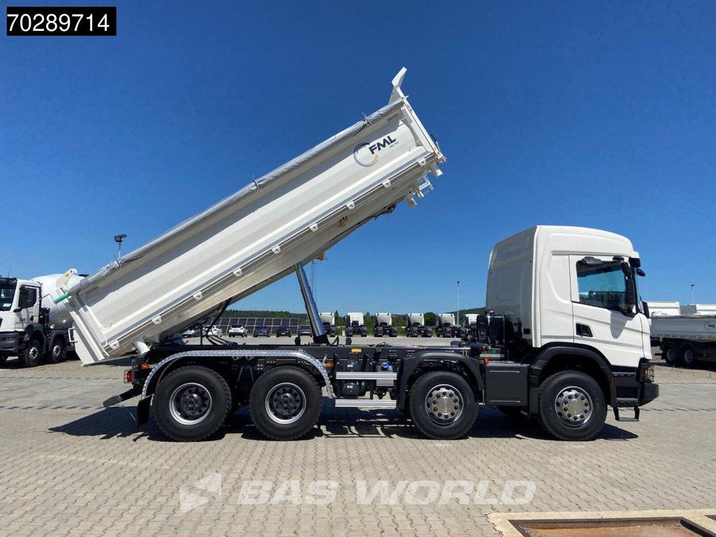 Scania P420 8X4 NEW! 13,5m3 3-way tipper Hardox450 Steel Steelsuspension Euro 6
