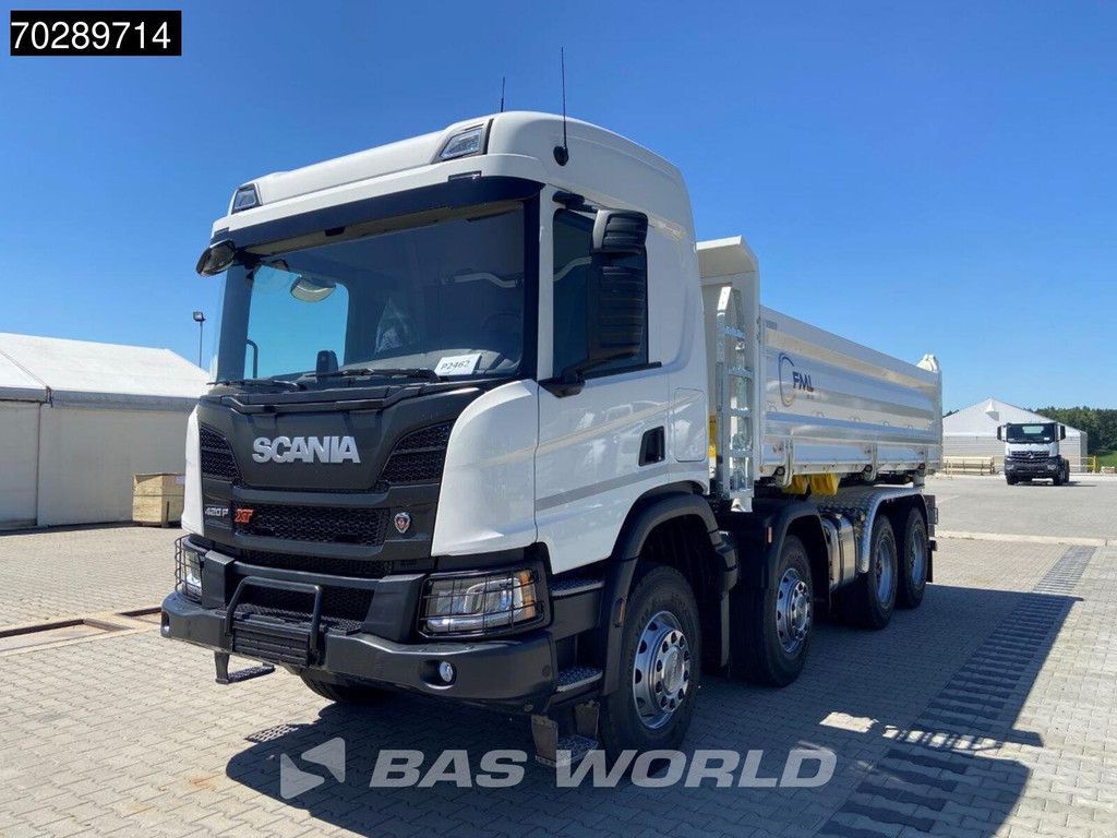 Scania P420 8X4 NEW! 13,5m3 3-way tipper Hardox450 Steel Steelsuspension Euro 6