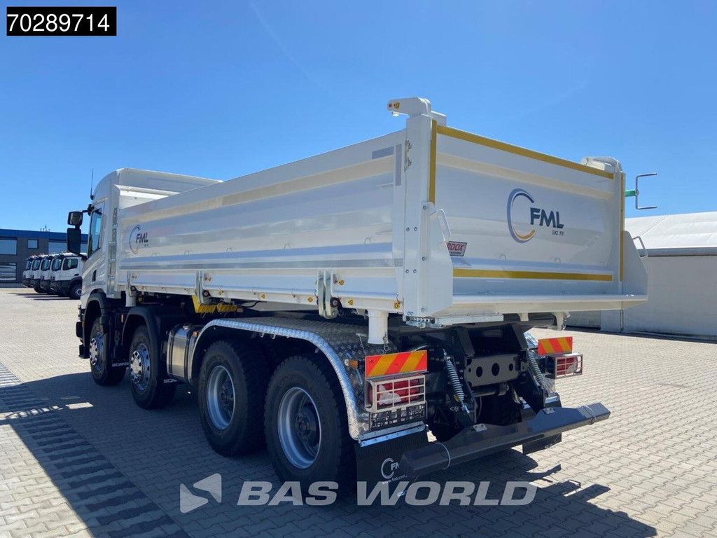 Scania P420 8X4 NEW! 13,5m3 3-way tipper Hardox450 Steel Steelsuspension Euro 6