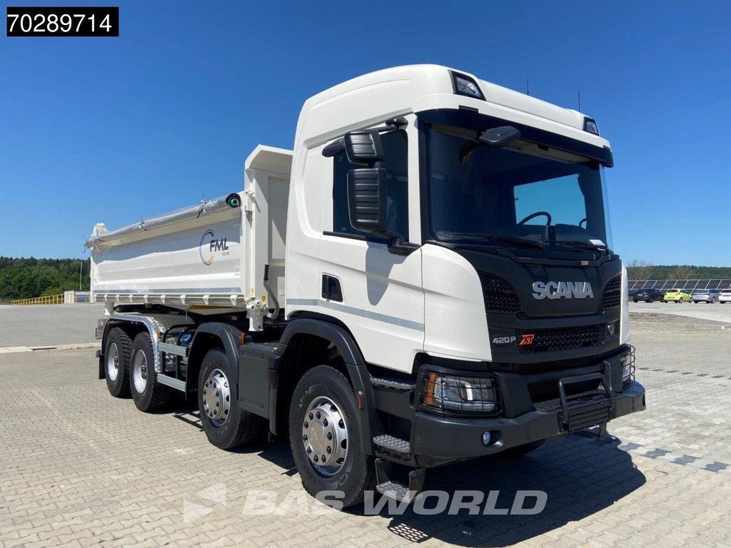 Scania P420 8X4 NEW! 13,5m3 3-way tipper Hardox450 Steel Steelsuspension Euro 6