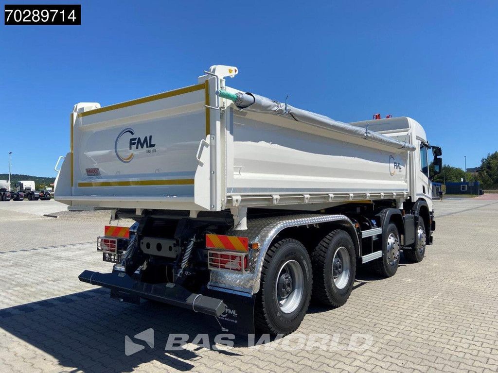 Scania P420 8X4 NEW! 13,5m3 3-way tipper Hardox450 Steel Steelsuspension Euro 6