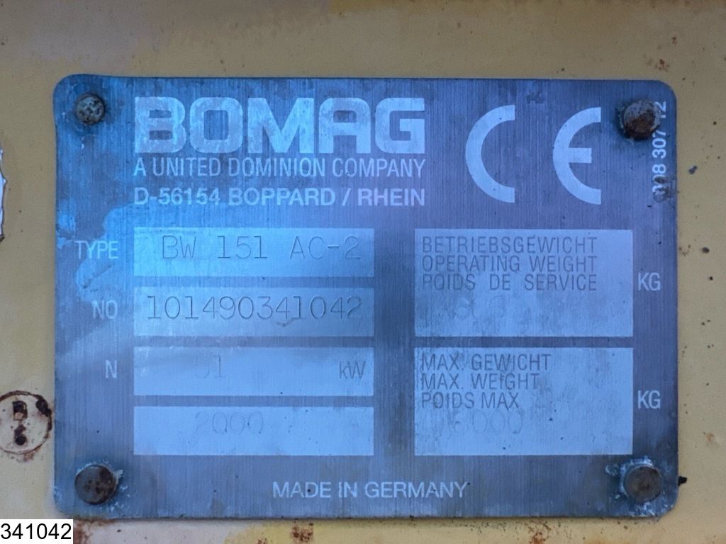 Bomag BW 151 AC-2 6086h, 51kW