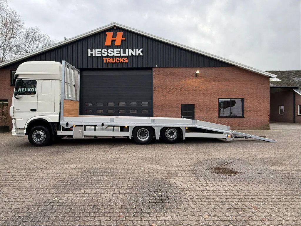 DAF XF 480 6X2 SSC FAR Oprijwagen Machinery transport Laadbak nieuw EURO 6