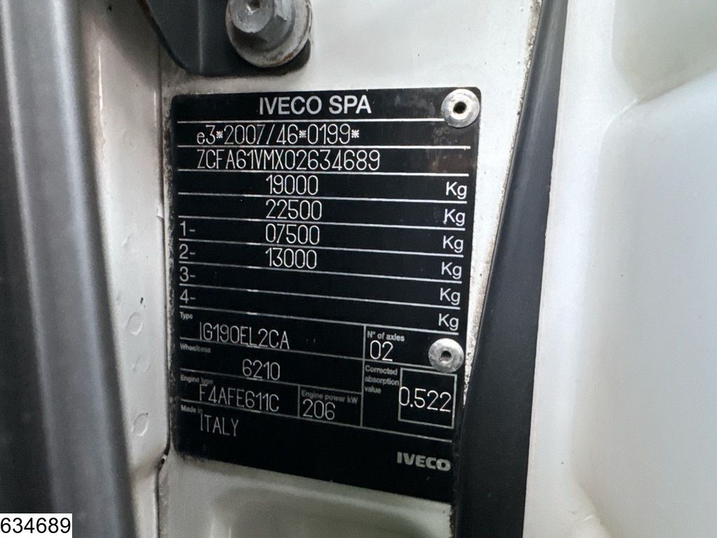 Iveco Eurocargo 180EL28 EURO 6, Dhollandia