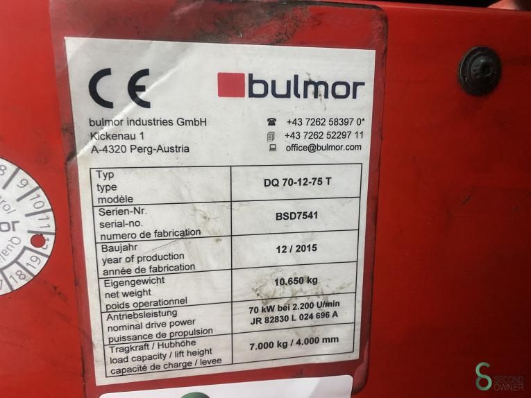 Side loaders Bulmor DQ 70-12-75T 2015