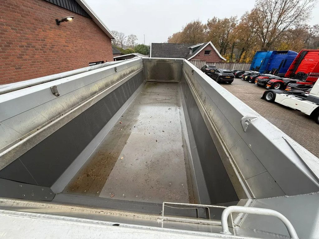 Meiller KISA3 25M3 Liftas kunstof slijtbodem Alcoa Dura Bright, Nieuwstaat