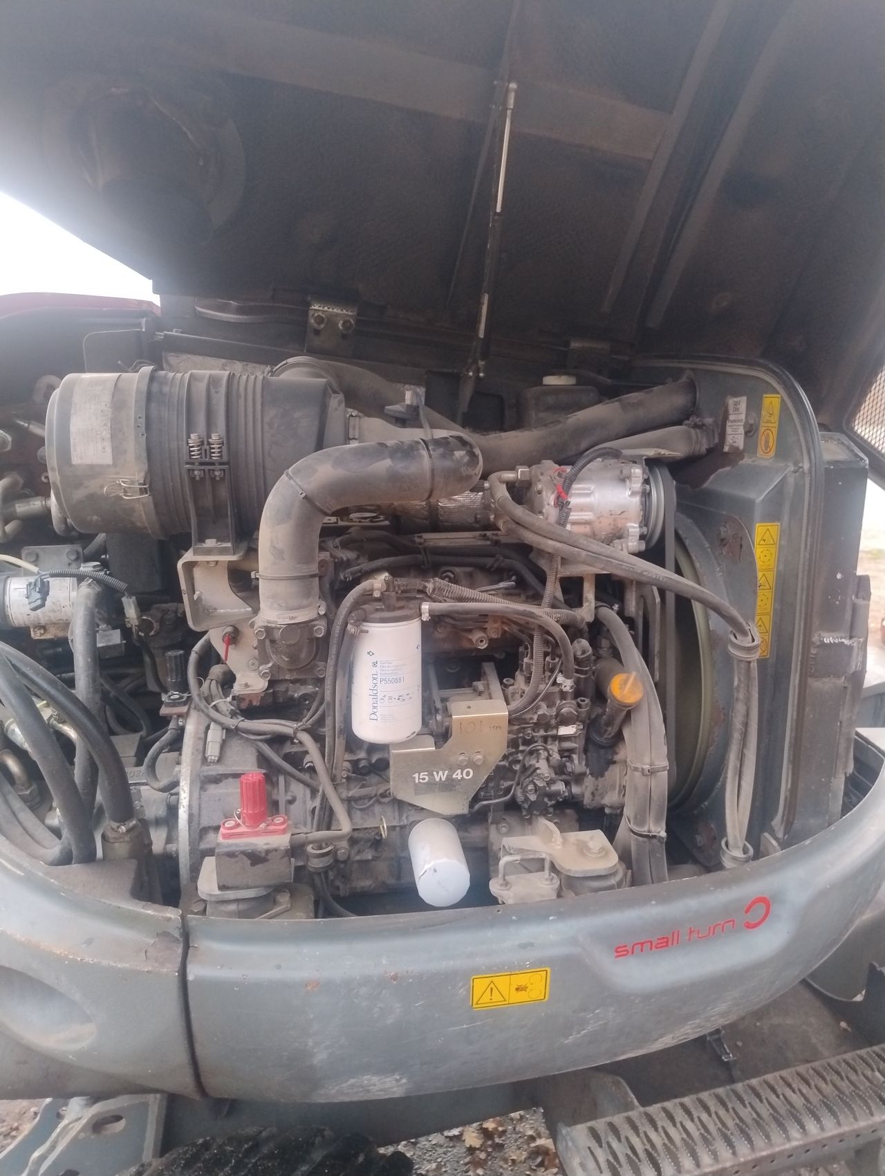 Wacker neuson 6503 mobile kraan minigraver kraan graafmachine