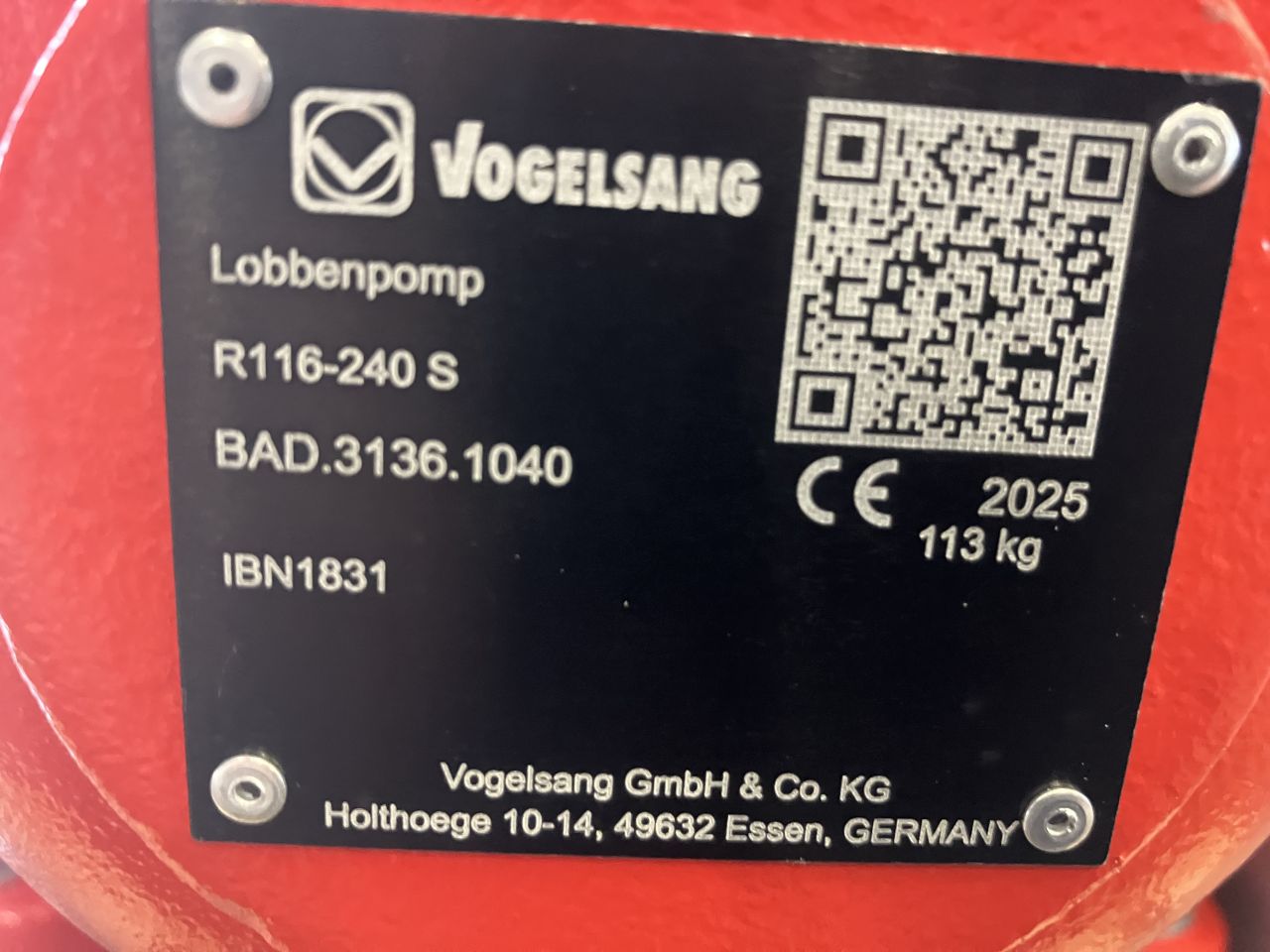 Vogelsang mestpomp