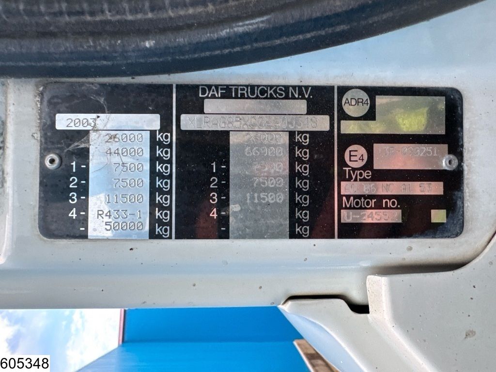 DAF CF 380 6x2, Manual, Tipper, Spreader