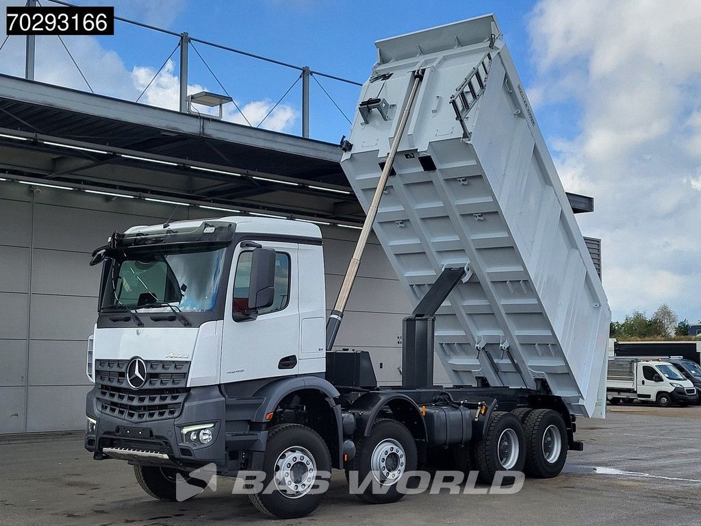 Mercedes Arocs 4245 8X4 New! 22m3 Meiller Kipper Big-Axle Steelsuspension Manual Euro 3
