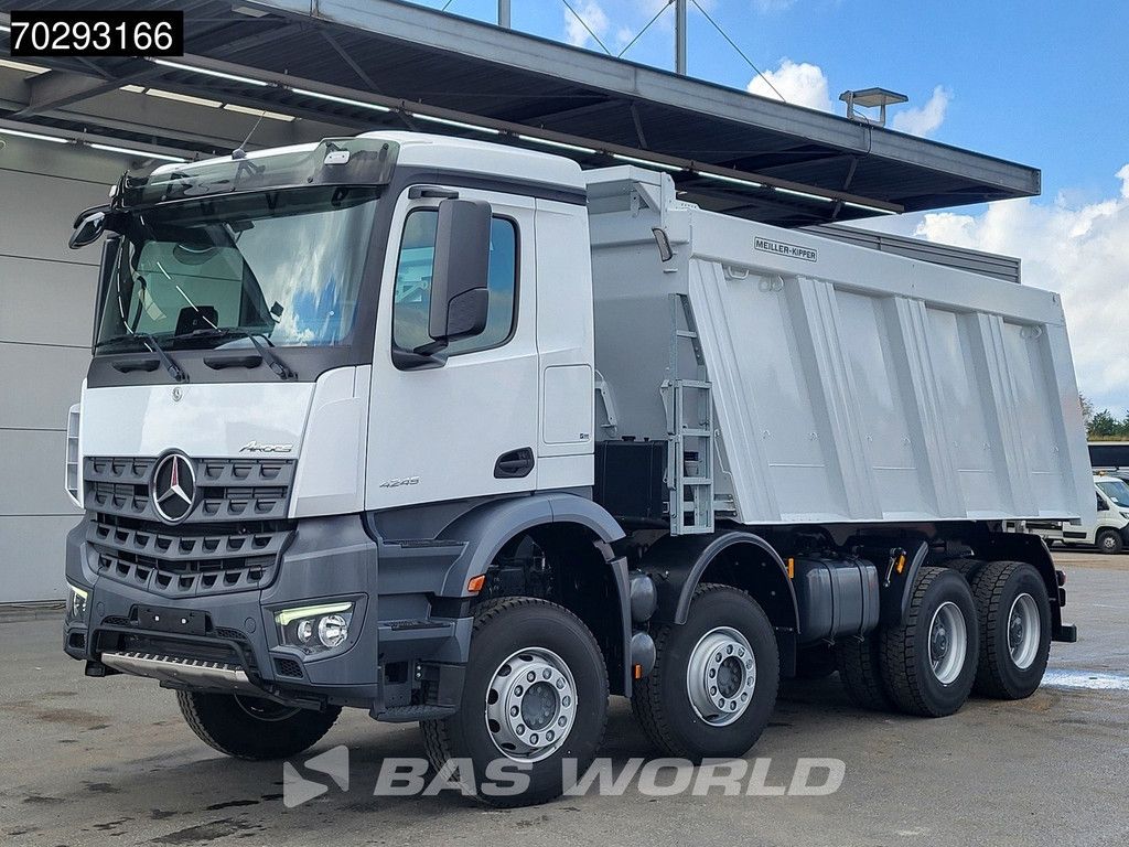 Mercedes Arocs 4245 8X4 New! 22m3 Meiller Kipper Big-Axle Steelsuspension Manual Euro 3