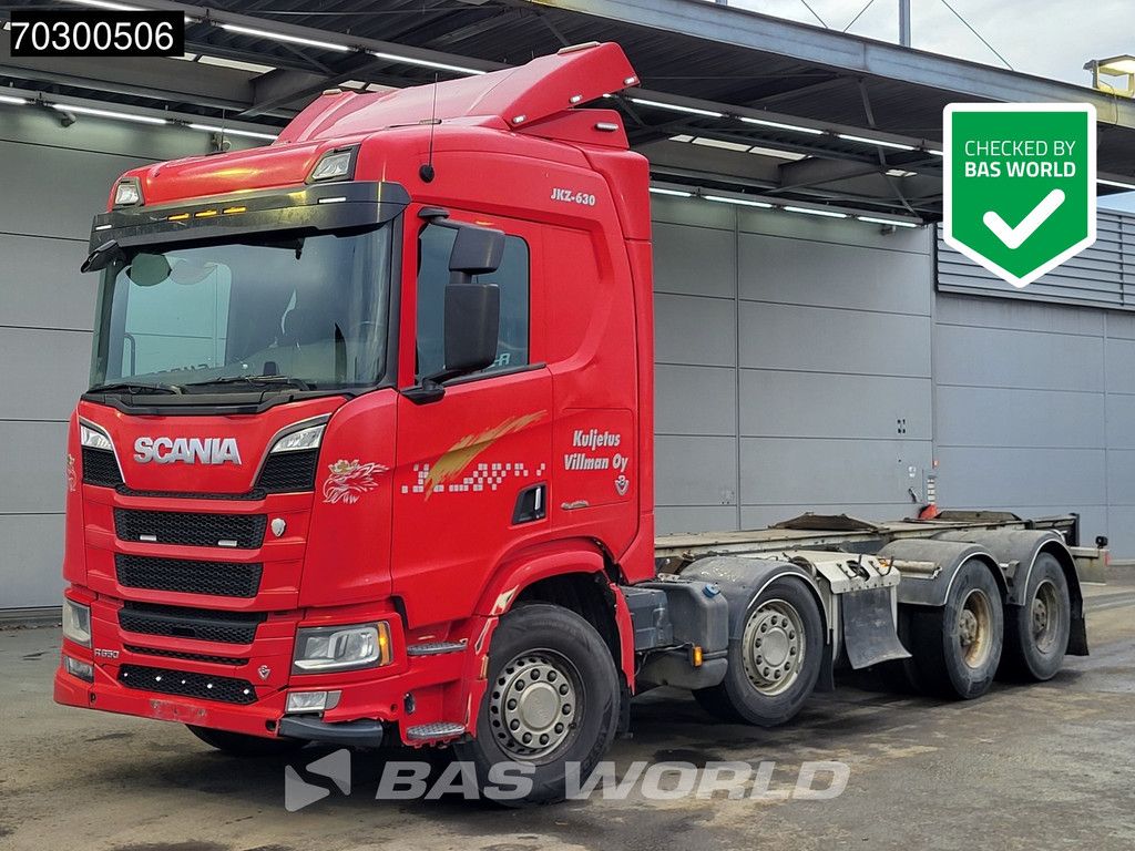 Scania R R650 8X4 8x4 chassis Retarder Big-Axle semi Automatic Euro 6