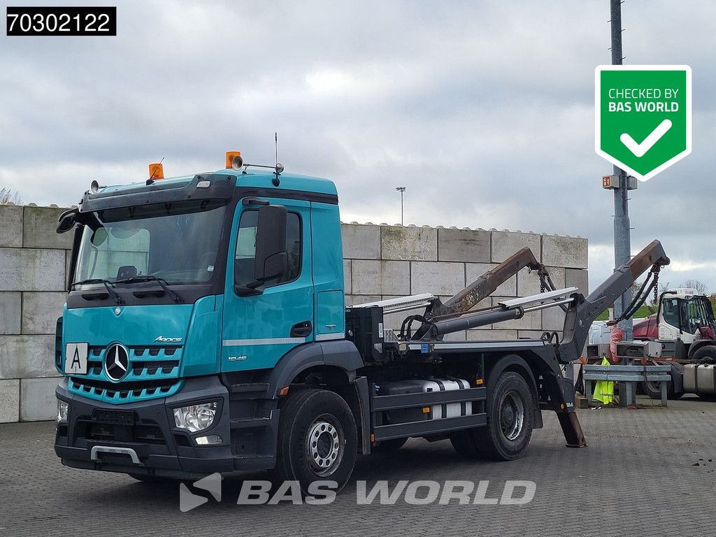 Mercedes Arocs 1846 4X2 13 tons Meiller skiploader Big-Axle Automatic Euro 6